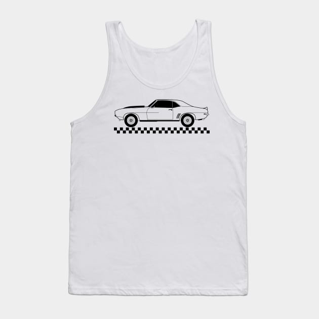 Black Chevy Tank Top by nickbeta